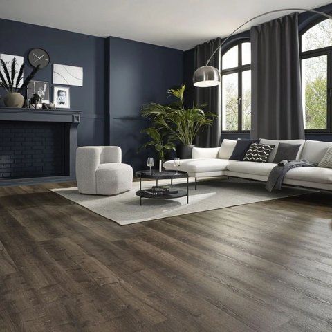 Кварц вінілова плитка для підлоги Wineo 400 DB Wood XL Comfort&nbsp;Oak&nbsp;Dark DB299WXL фото