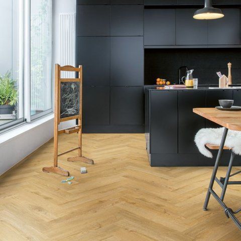 Кварц вінілова плитка для підлоги Quick-Step Pristine Herringbone Fall oak honey SGHBC20333 фото
