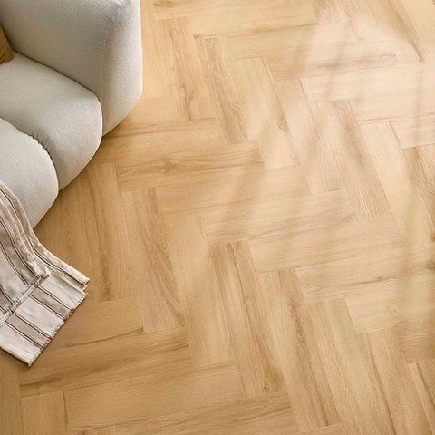 SPC вінілова плитка для підлоги Arbiton Amaron Herringbone Princeton Oak CAS228 фото