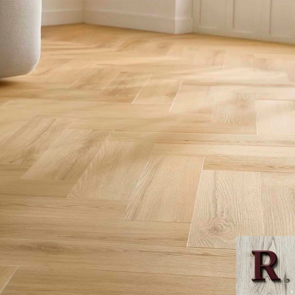 SPC вінілова плитка для підлоги Arbiton Amaron Herringbone Princeton Oak CAS228 фото