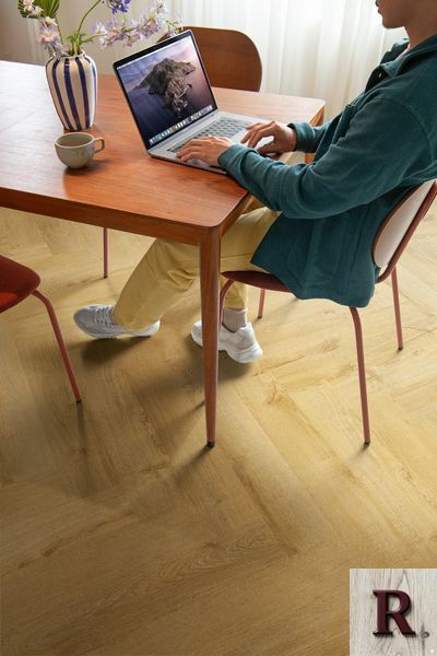 Кварц вінілова плитка для підлоги Quick-Step Pristine Herringbone Fall oak natural SGHBC20335 фото