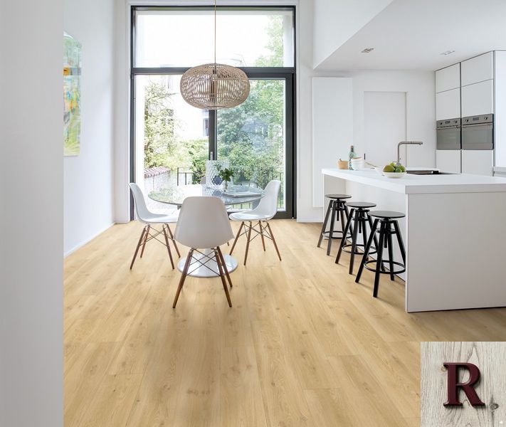 Кварц вінілова плитка для підлоги Quick-Step Blos base Drift oak beige AVSPT40018 фото
