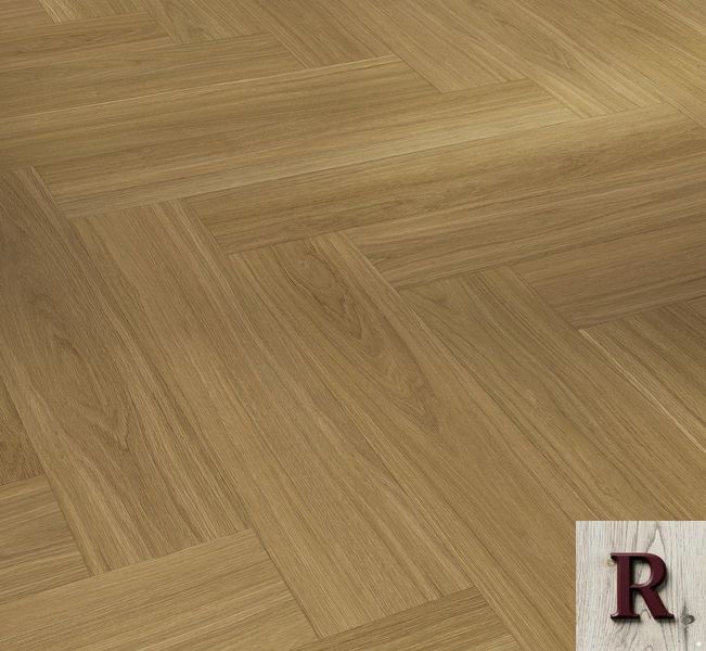 Кварц вінілова плитка для підлоги PARADOR TrendTime 3 DB Herringbone Oak Oxford caramel brown 1748863 фото