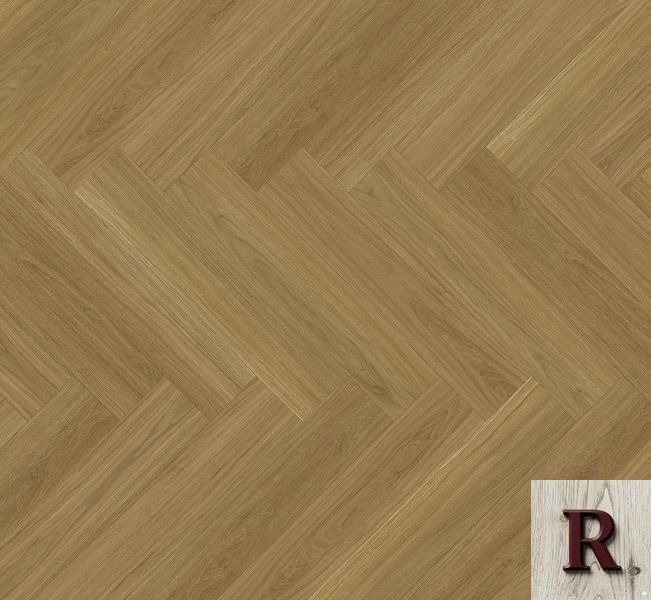 Кварц вінілова плитка для підлоги PARADOR TrendTime 3 DB Herringbone Oak Oxford caramel brown 1748863 фото