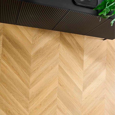 SPC вінілова плитка для підлоги Arbiton Amaron Chevron Menor Oak CLC223 фото