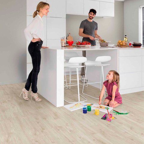 Кварц вінілова плитка для підлоги Quick-Step Blos Canyon oak beige AVSPU40038 фото