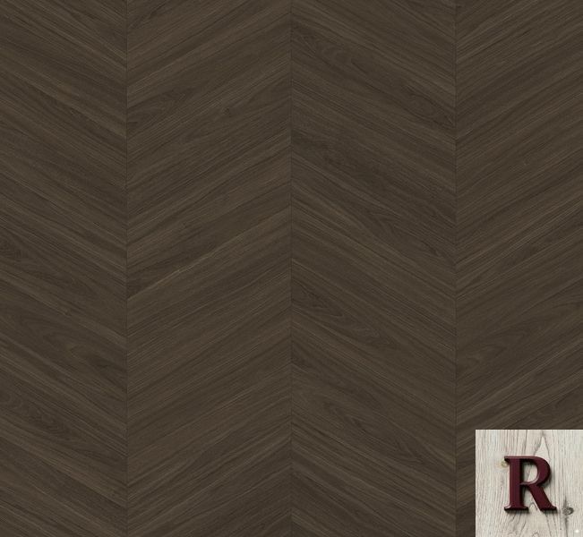 Кварц вінілова плитка для підлоги PARADOR TrendTime 10 DB Chevron Oak Oxford dark brown 1750866 фото