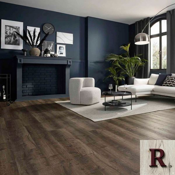 SPC вінілова плитка для підлоги Wineo 400 RLC Wood XL Comfort&nbsp;Oak&nbsp;Dark RLC299WXL фото