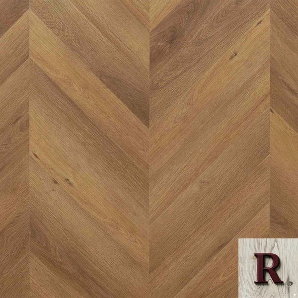 SPC вінілова плитка для підлоги Arbiton Afirmax Chevron Frisco Oak CLC 41472 фото