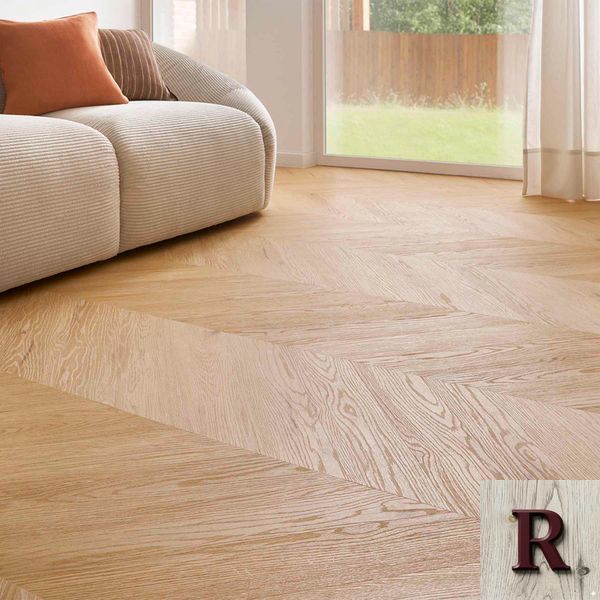 SPC вінілова плитка для підлоги Arbiton Afirmax Chevron Arvada Oak CLC 41532 фото