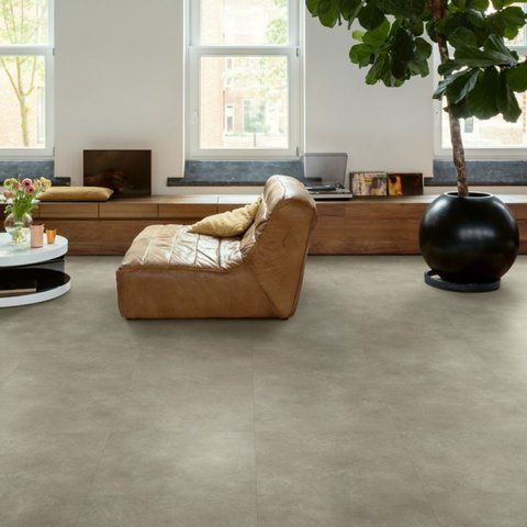 Кварц вінілова плитка для підлоги Quick-Step Blush Cemento warm grey SGTC20309 фото