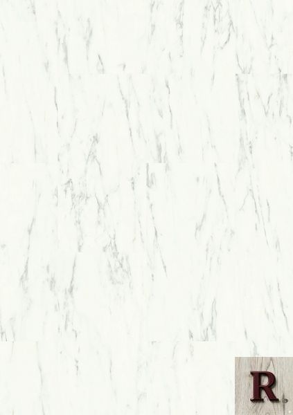 Кварц вінілова плитка для підлоги Quick-Step Oro Marble Carrara White AVSTU40136 фото