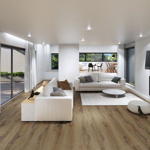 Кварц вінілова плитка для підлоги Gerflor Virtuo 55 DB Daintree Brown 1010 фото