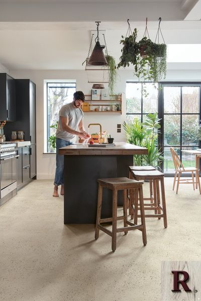 Кварц вінілова плитка для підлоги Quick-Step Illume Pebble concrete AVMTU40276 фото