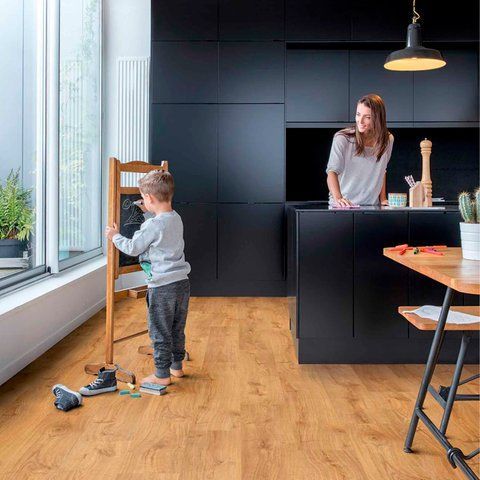 Кварц вінілова плитка для підлоги Quick-Step Bloom Autumn oak honey AVMPU40088 фото