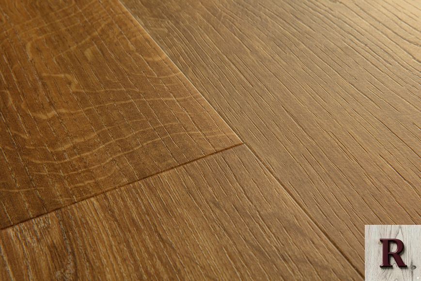 Кварц вінілова плитка для підлоги Quick-Step Bloom Autumn oak brown AVMPU40090 фото