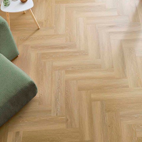 SPC вінілова плитка для підлоги Arbiton Amaron Herringbone Johannes Oak CAS222 фото